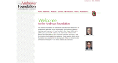 Desktop Screenshot of andrewsfoundation.org